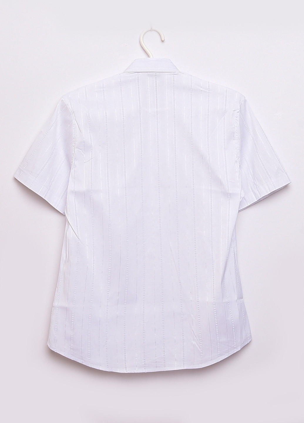 Белая классическая рубашка в полоску Let's Shop