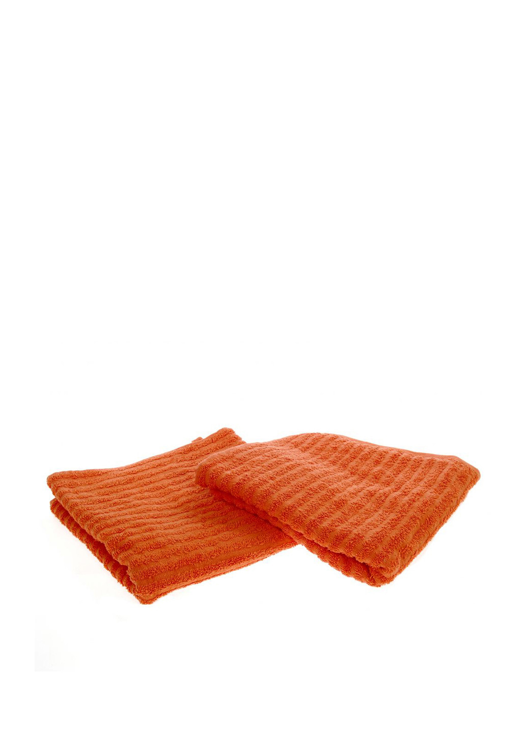 Miomare рушник (2 шт.), 50 х 100 см однотонний помаранчевий виробництво - Німеччина