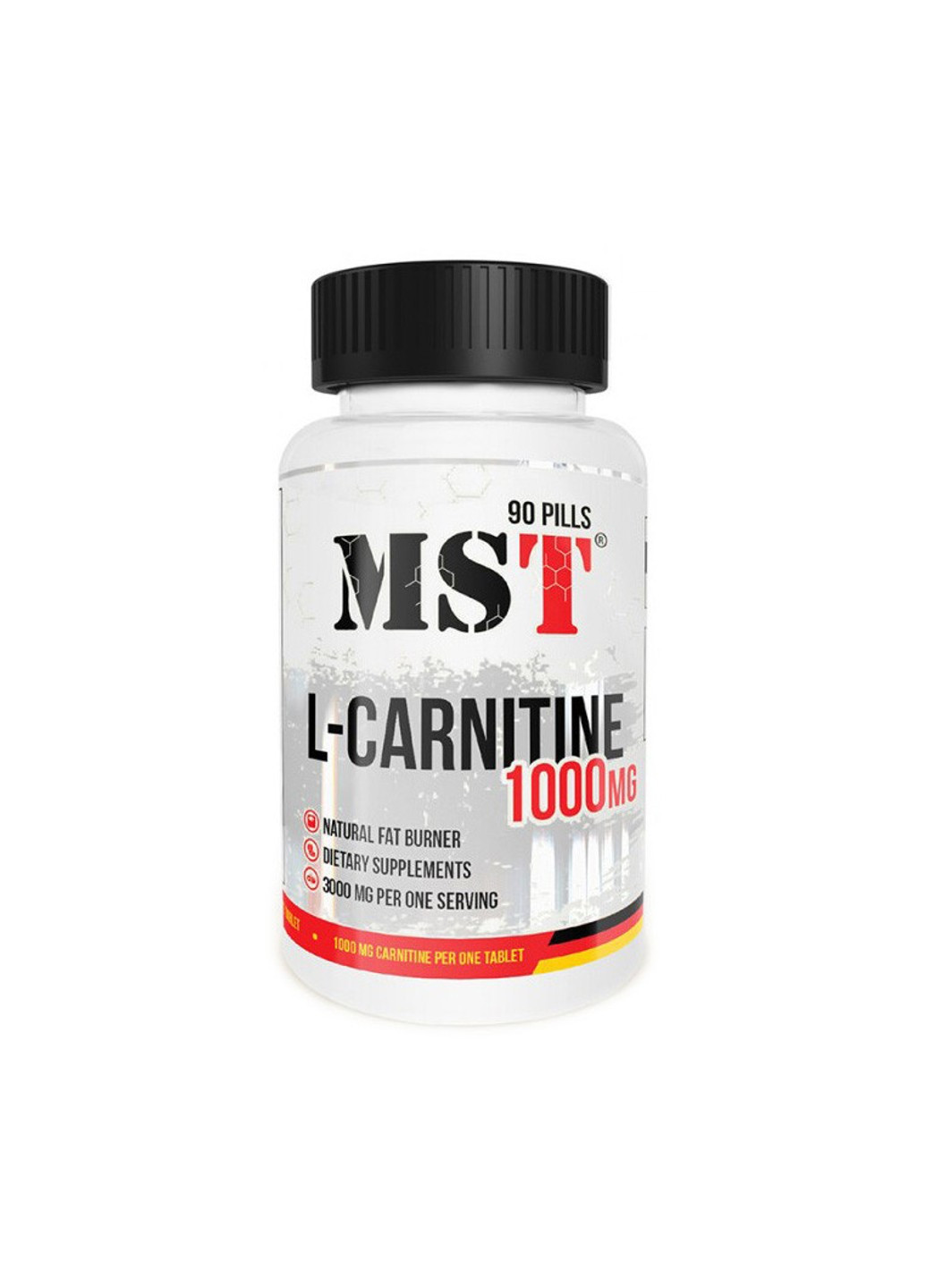 Л-карнітин L-Carnitine 1000 (90 pills) МСТ MST (255363564)