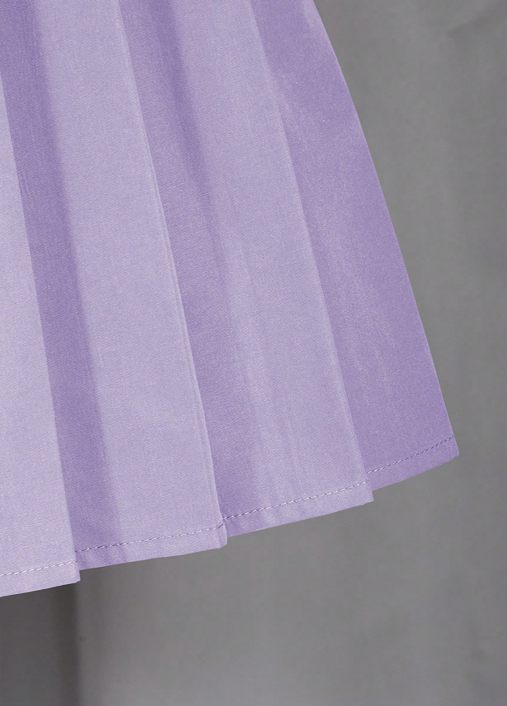 Сиреневый летний костюм (блуза, юбка) SHEIN