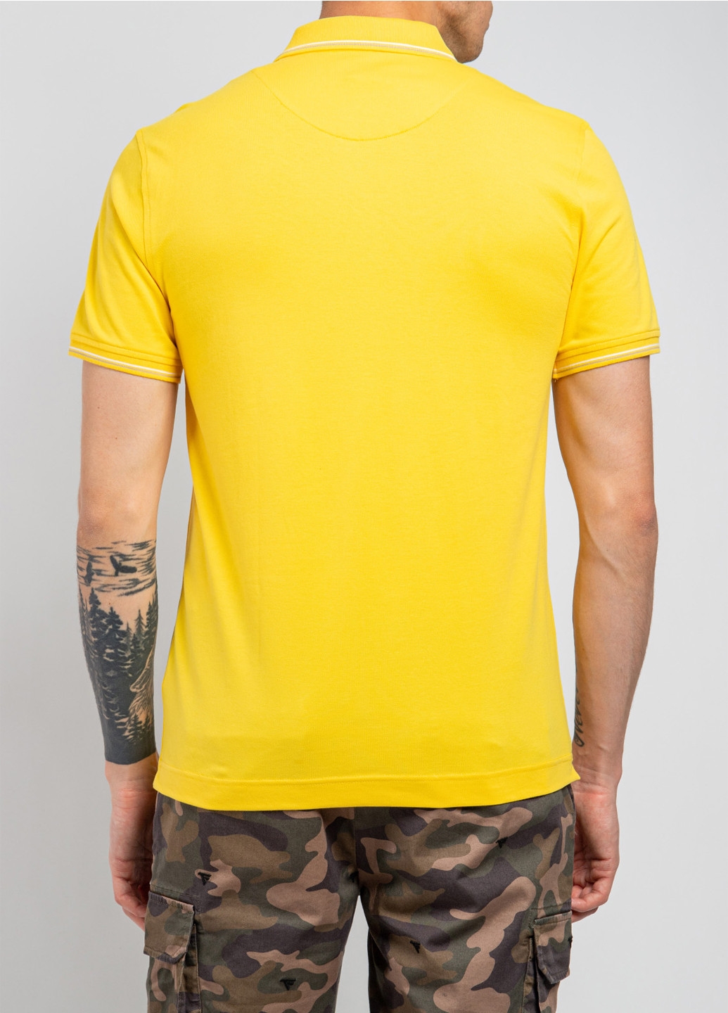 Желтая футболка-поло для мужчин Harmont & Blaine