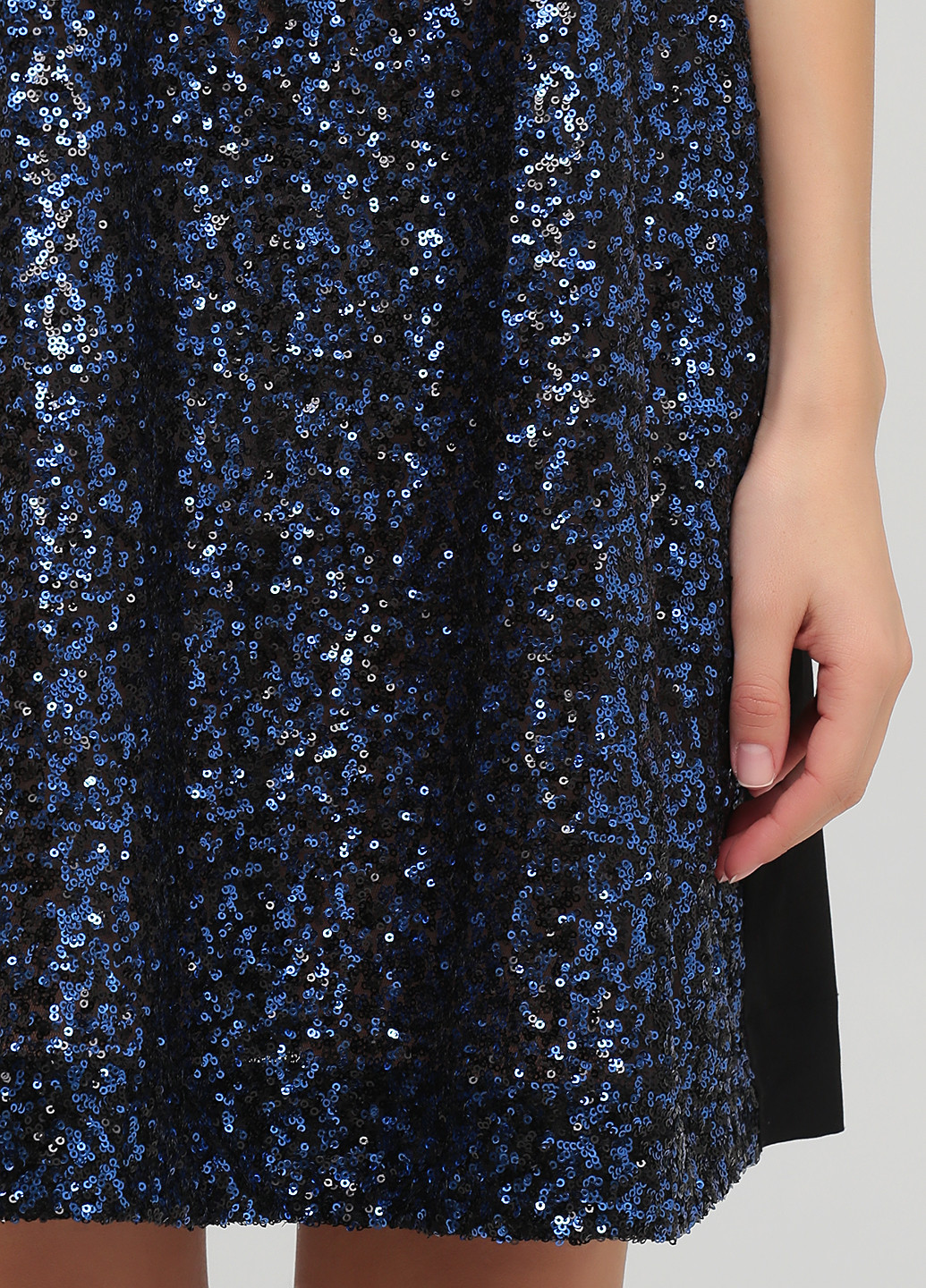 Темно-синя сукня вільного крою Love Moschino однотонна