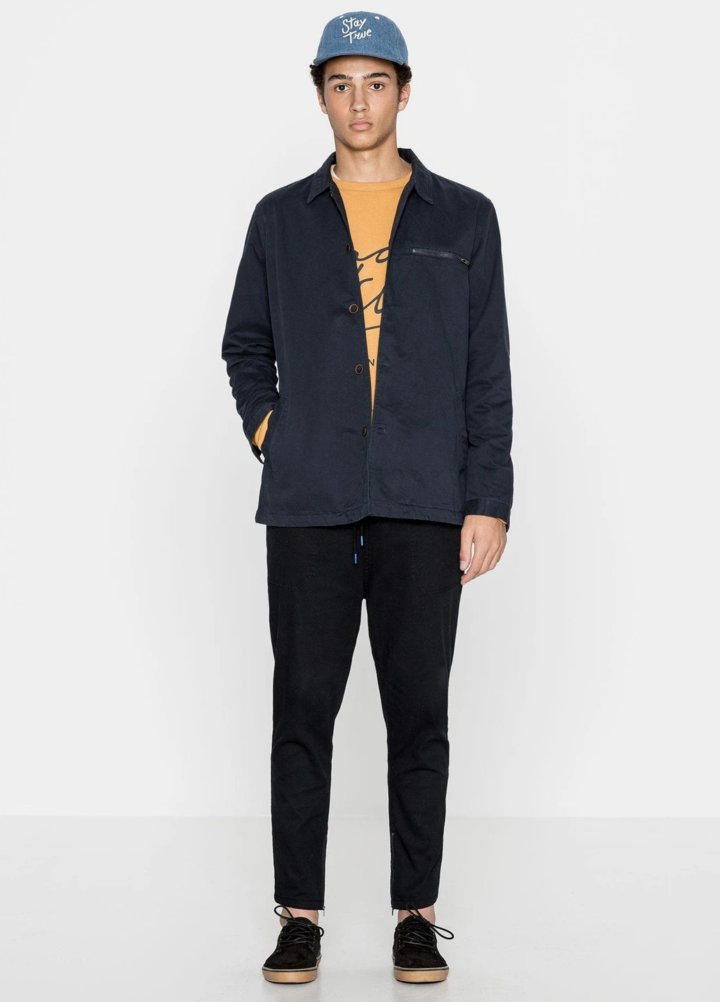 Синя вітровка Pull & Bear