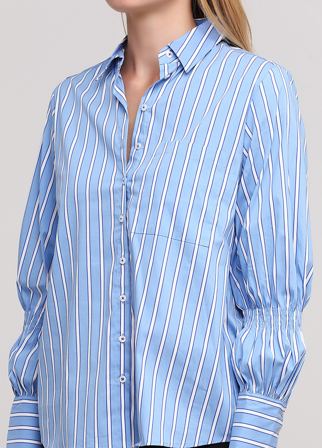 Голубая демисезонная блуза Gerry Weber