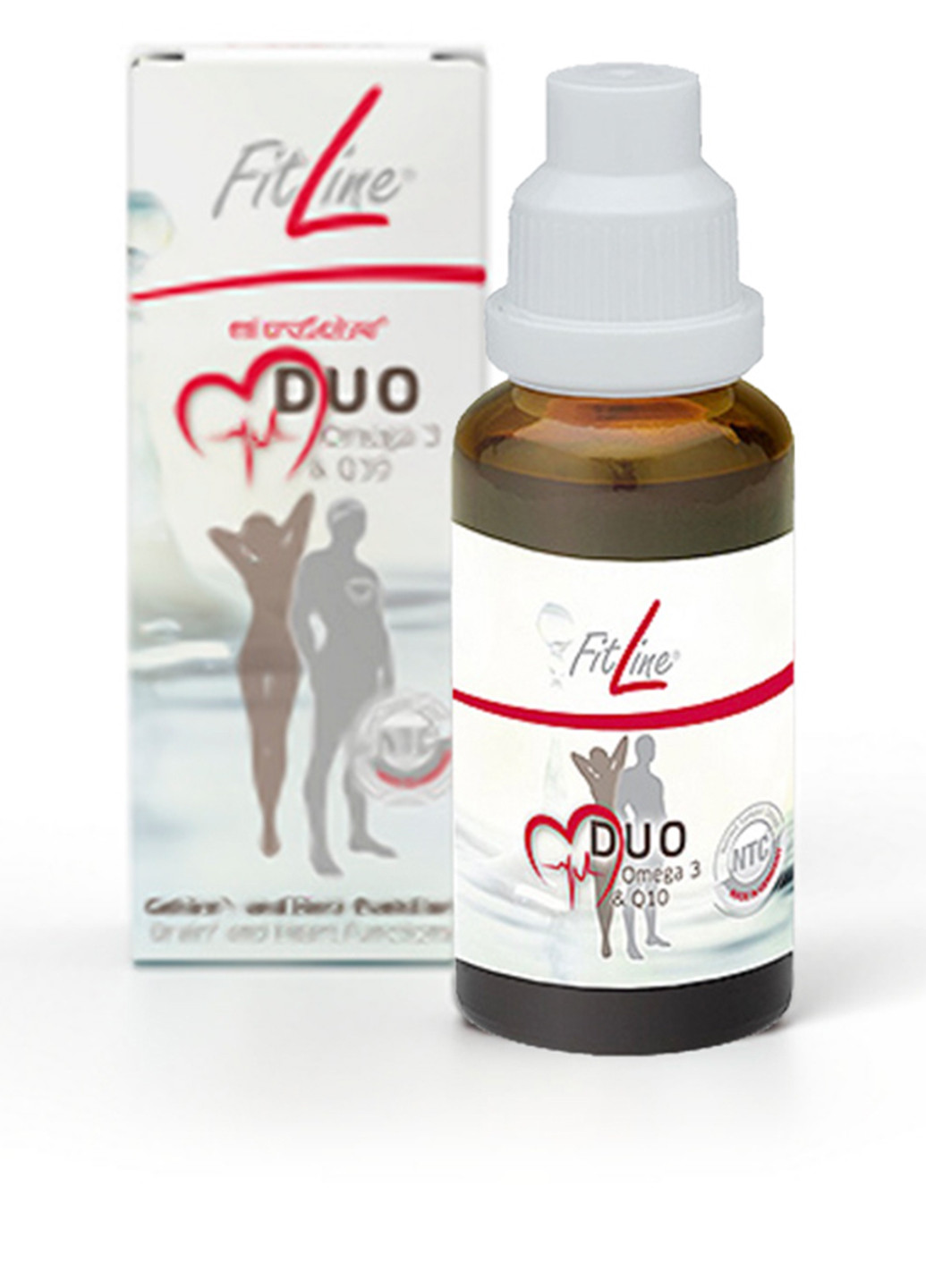 Вітаміни Heart Duo Omega 3+Q10 для серця, судин та мозку, 50 мл FitLine (253431434)