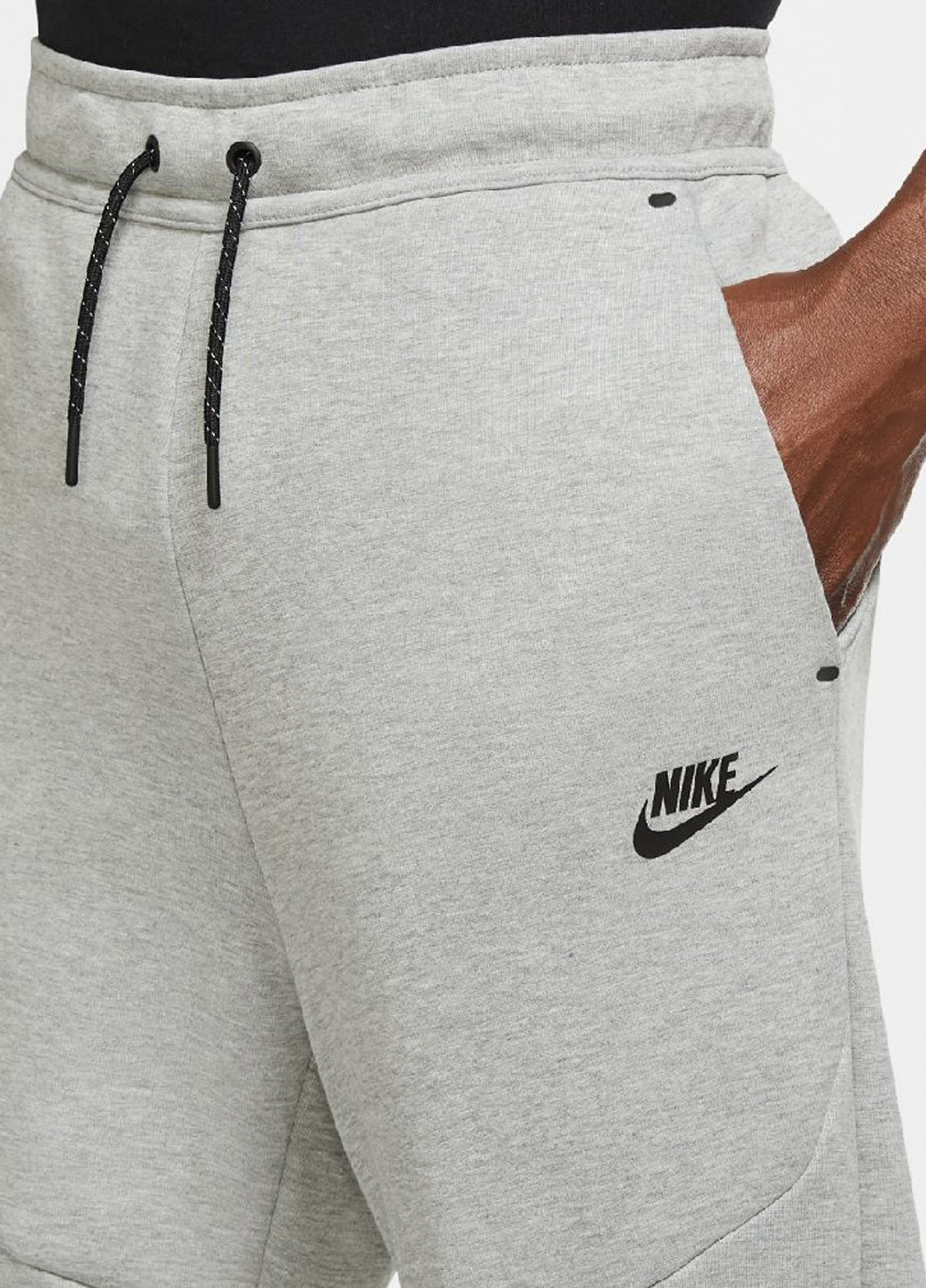 Серые спортивные демисезонные джоггеры брюки Nike