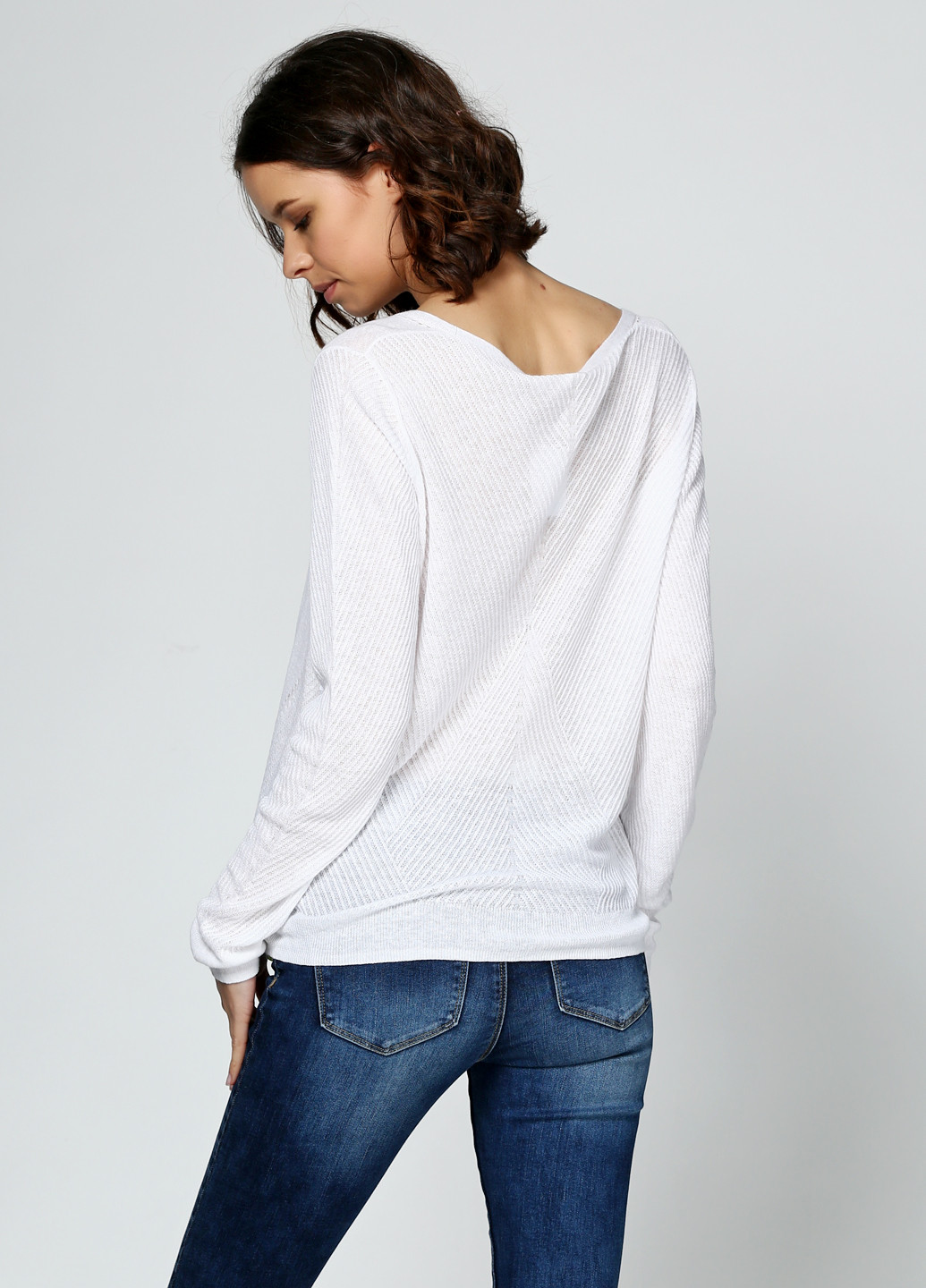 Белый демисезонный пуловер пуловер Gap