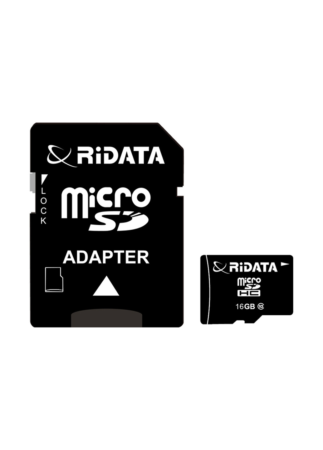 Карта памяти Ridata microsdhc 16gb class 10 + sd адаптер (153984731)