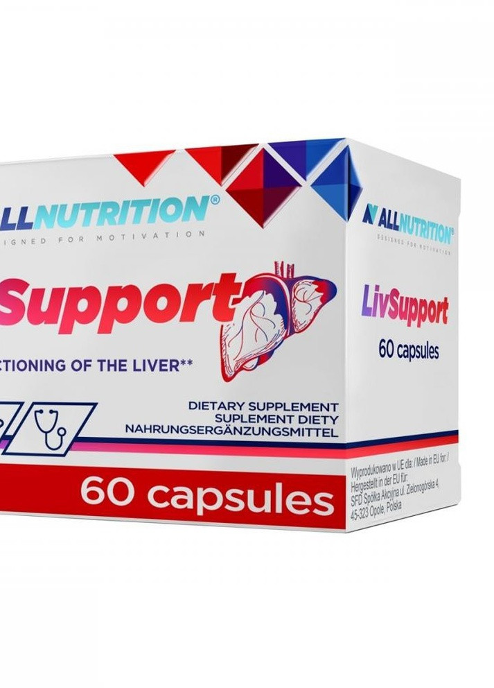 Комплекс вітамінів Livsupport 60caps Allnutrition (232599900)