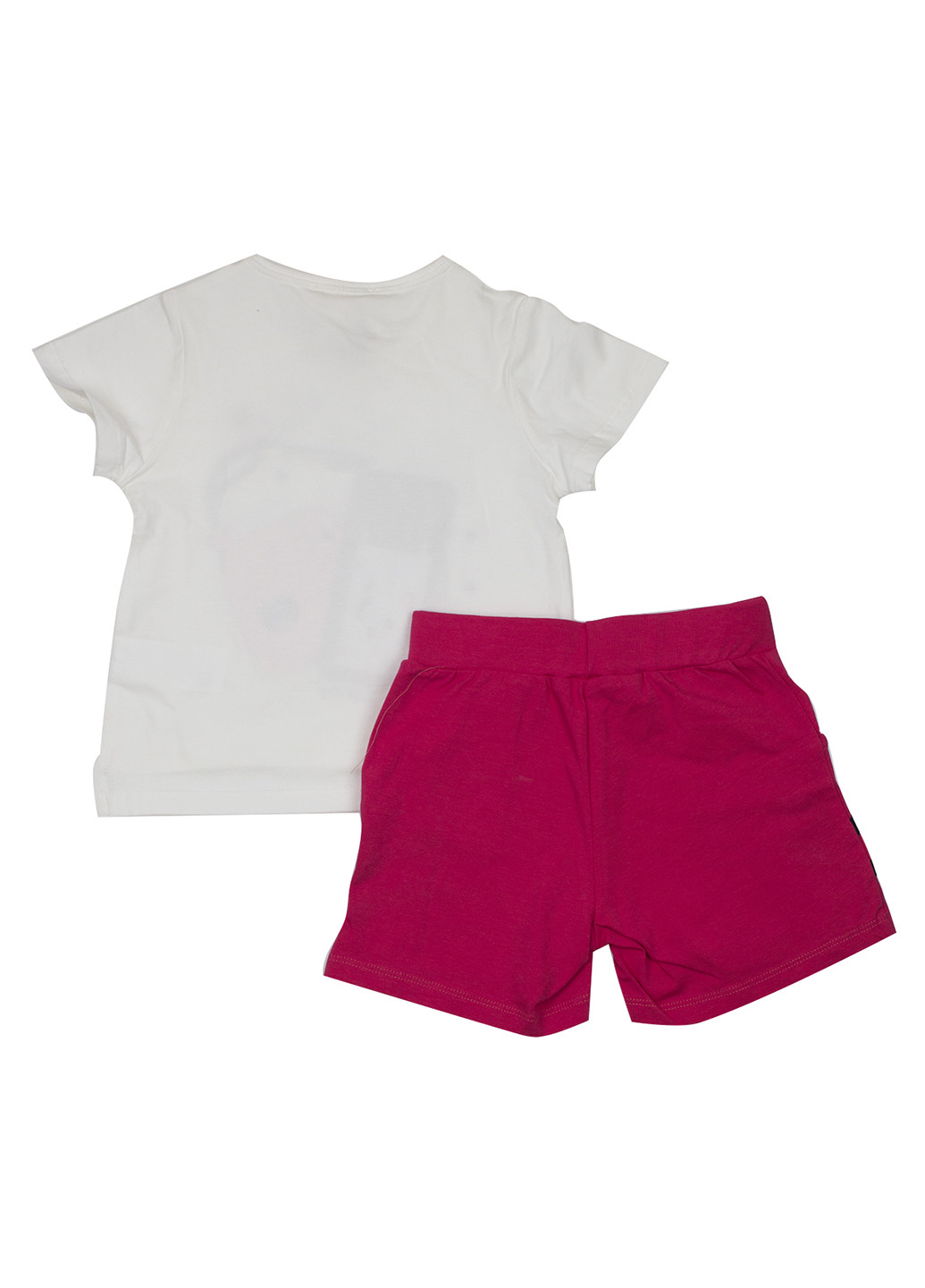 Малиновый летний комплект (футболка, шорты) Breeze