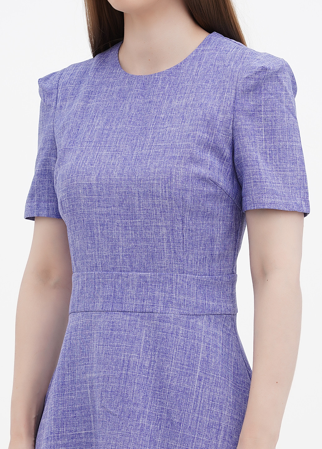 Світло-фіолетова кежуал плаття, сукня кльош Laura Bettini меланжева