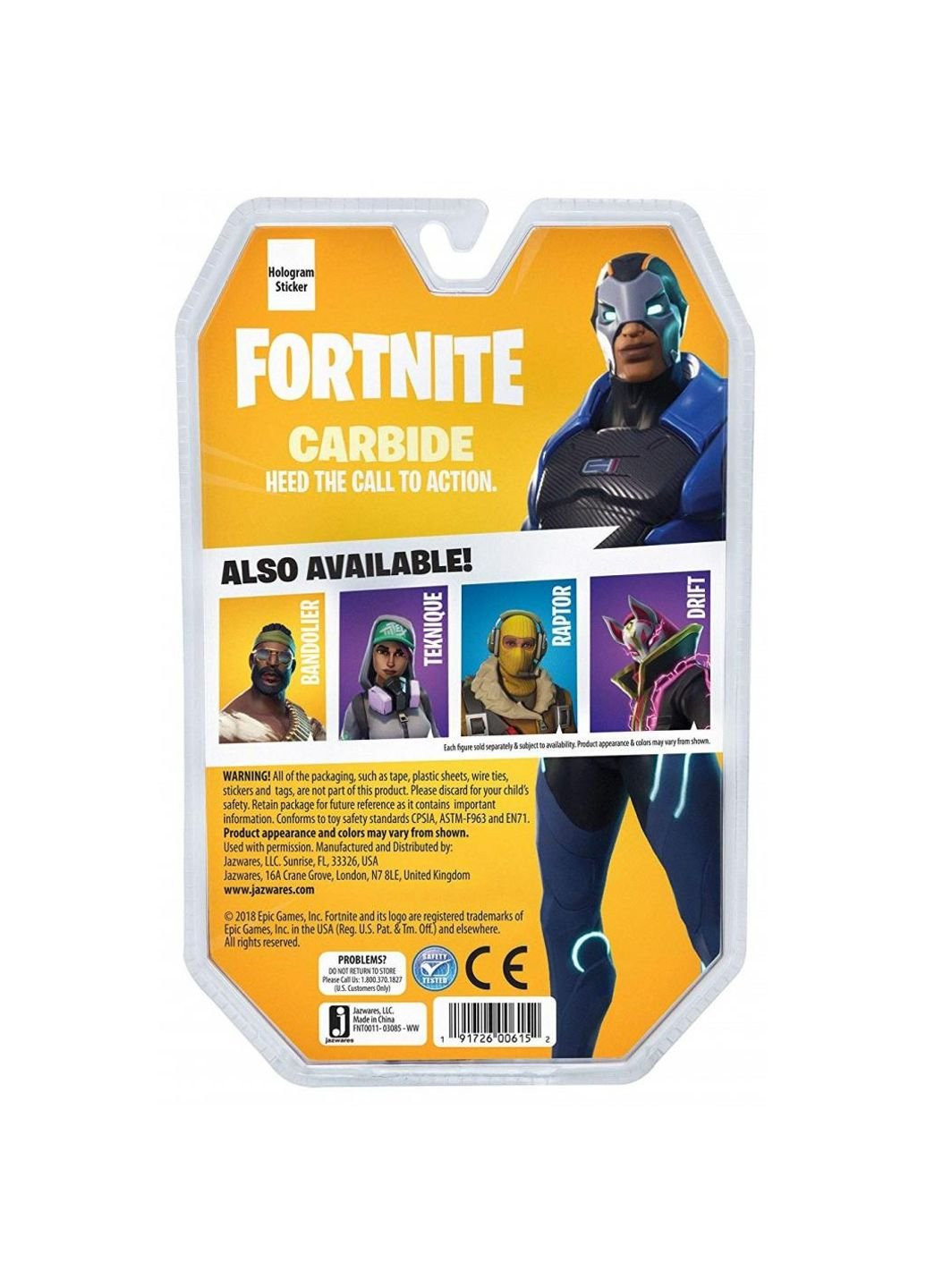 Фігурка Fortnite Solo Mode Carbide (FNT0011) Jazwares (252242913)