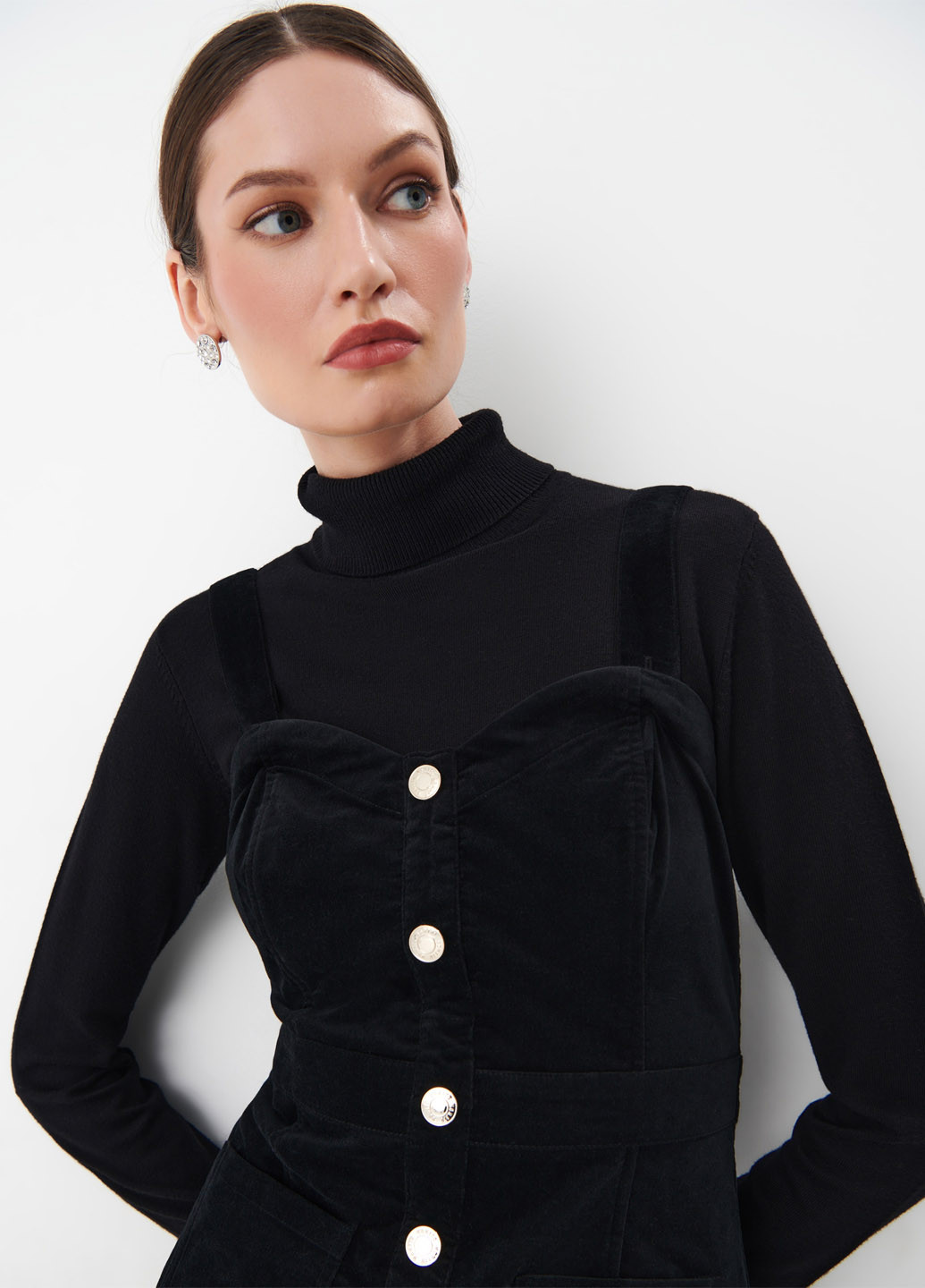 Чорна кежуал сукня футляр Mohito однотонна