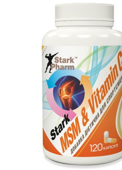 Вітаміни для суглобів і зв'язок MSM Powder 120g Stark Pharm (254784694)