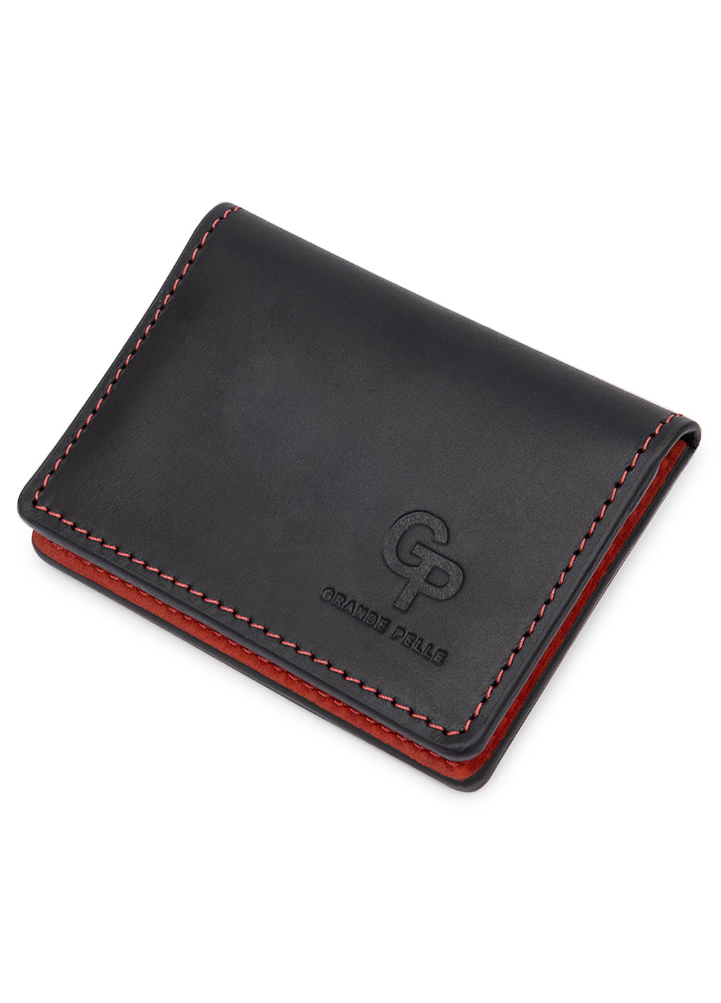 Шкіряна обкладинка для документів 10х7,5х1 см Grande Pelle (252416161)