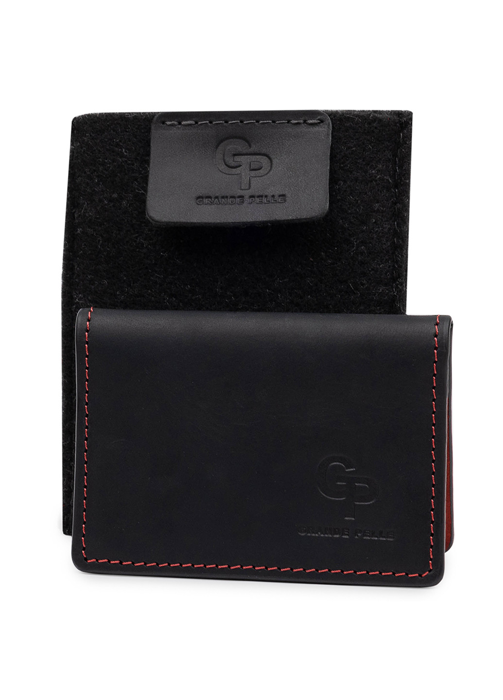 Шкіряна обкладинка для документів 10х7,5х1 см Grande Pelle (252416161)