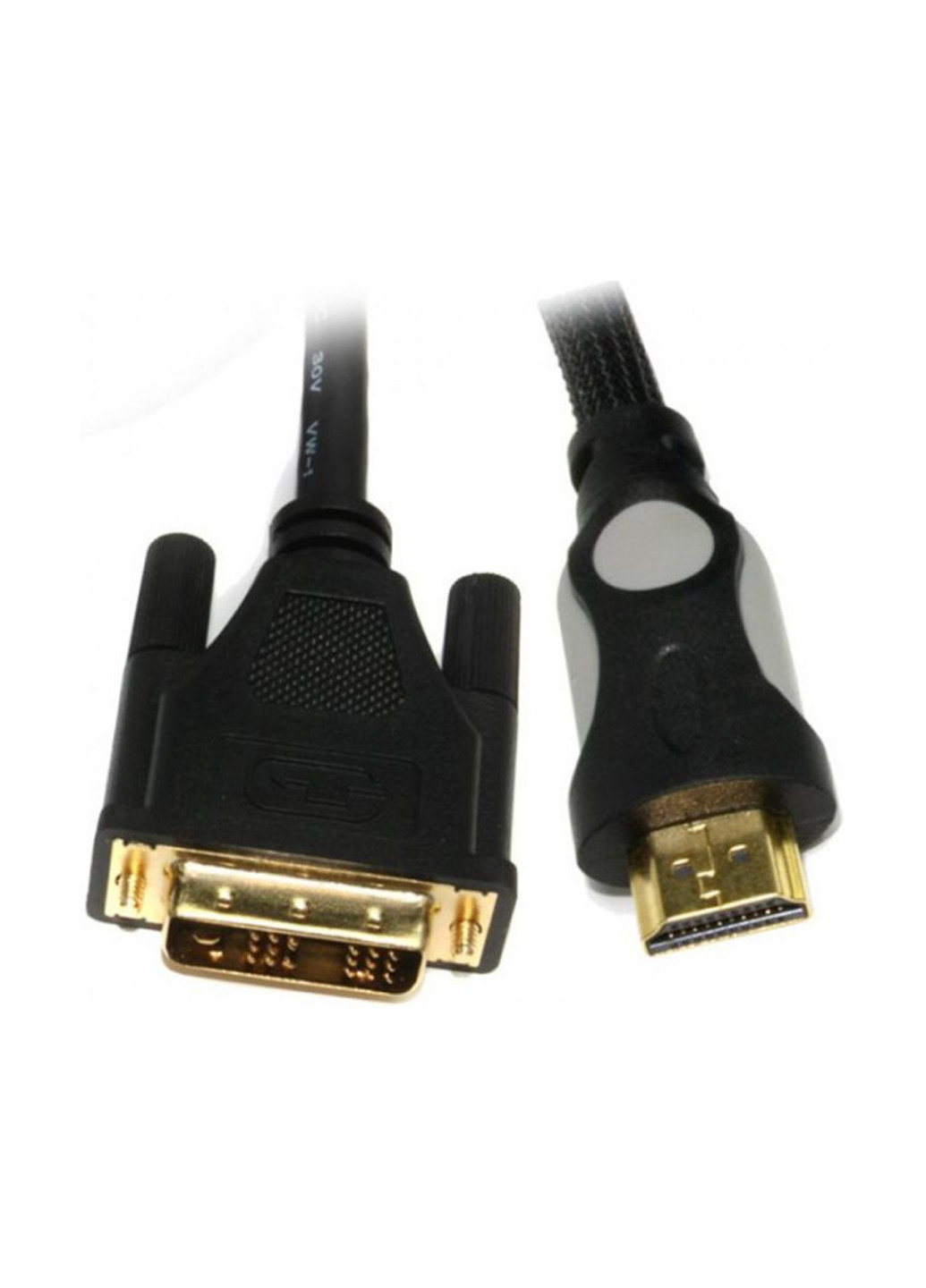 Кабель HDMI-DVI (24 + 1) 3м., M / M, в блістері (VD078-3M) Viewcon hdmi-dvi (24+1) 3м., m/m, в блистере (vd078-3m) (137776184)