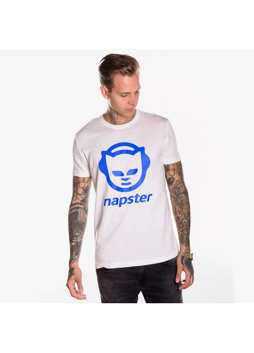 Белая футболка napster 924 белый Power
