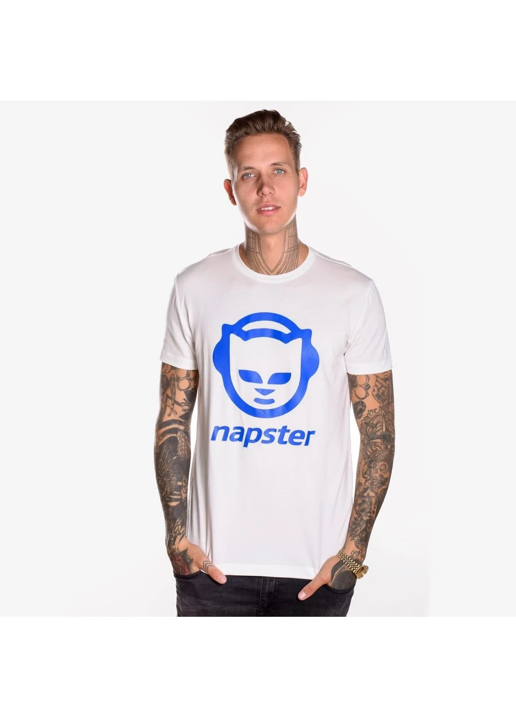 Белая футболка napster 924 белый Power