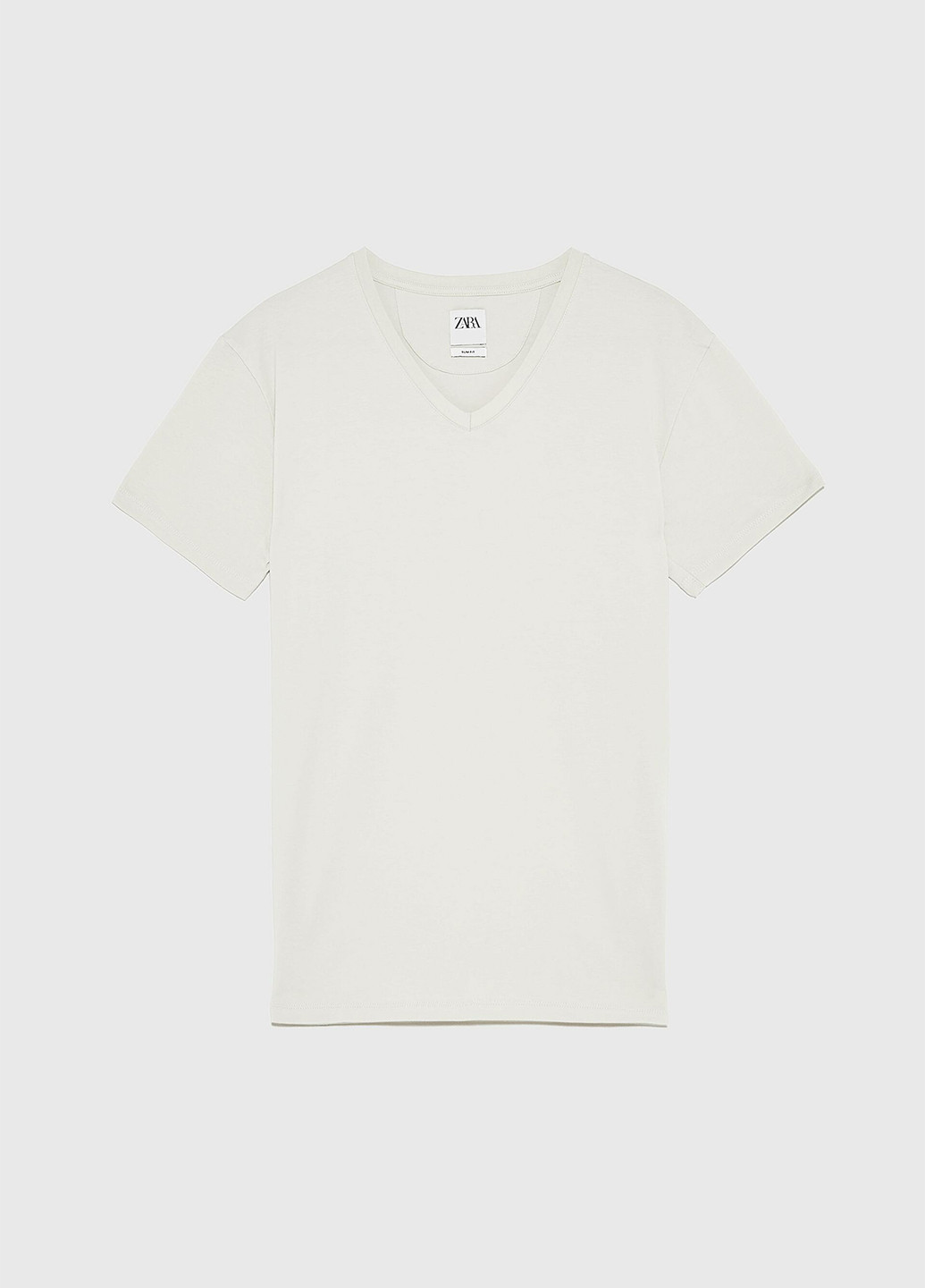Світло-бежева футболка Zara