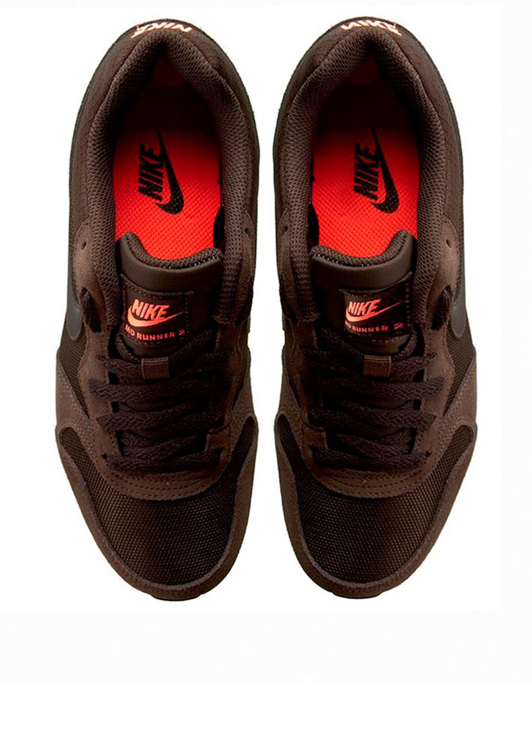 Темно-коричневые демисезонные кроссовки Nike