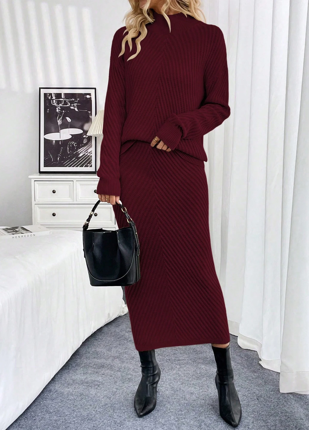 Костюм (свитер, юбка) SHEIN (341744367)