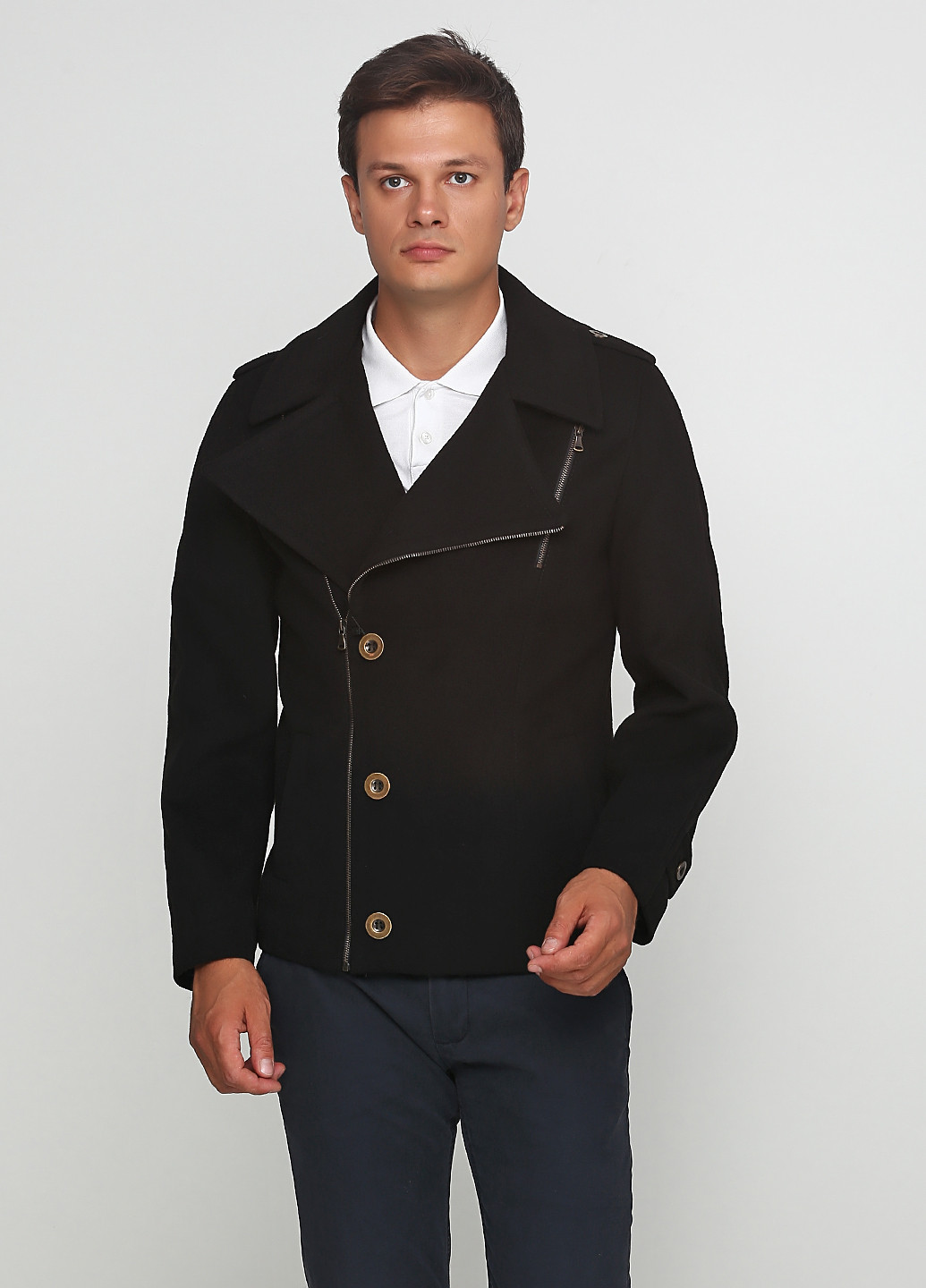 Черная демисезонная куртка Миа-Стиль