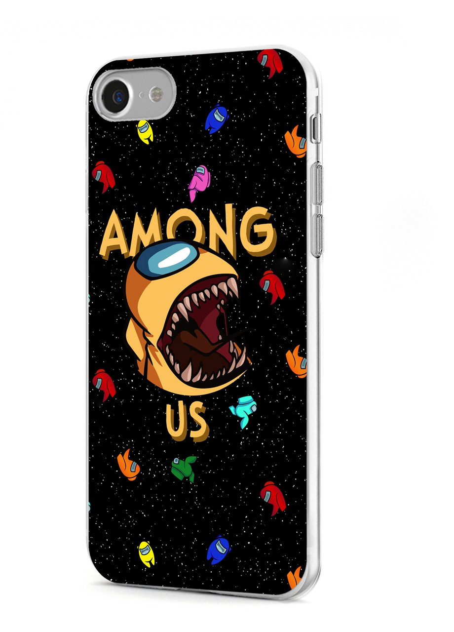 Чохол силіконовий Apple Iphone 7 Амонг Ас Жовтий (Among Us Yellow) (17361-2409) MobiPrint (219556330)