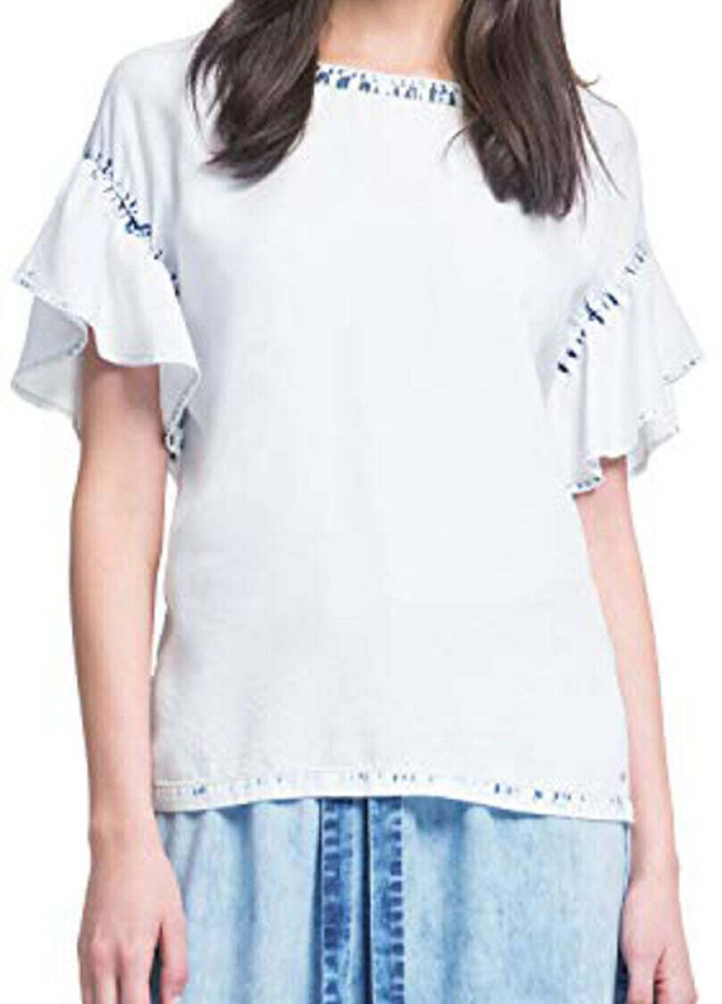 Біла блуза DKNY