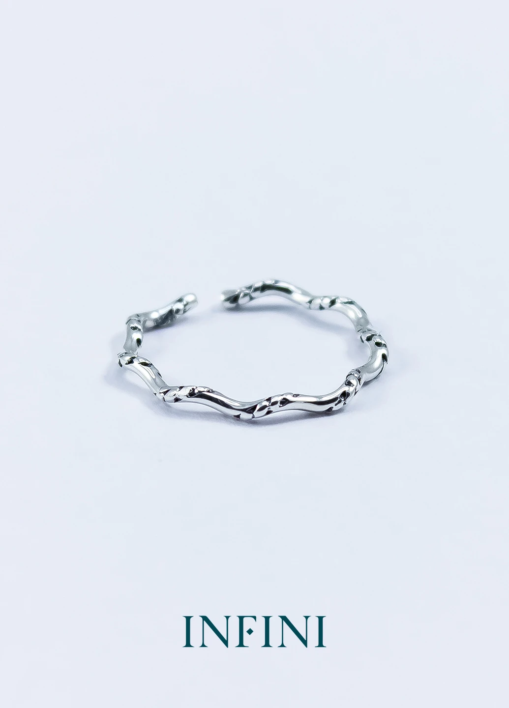 Серебряное кольцо Infini (222694067)