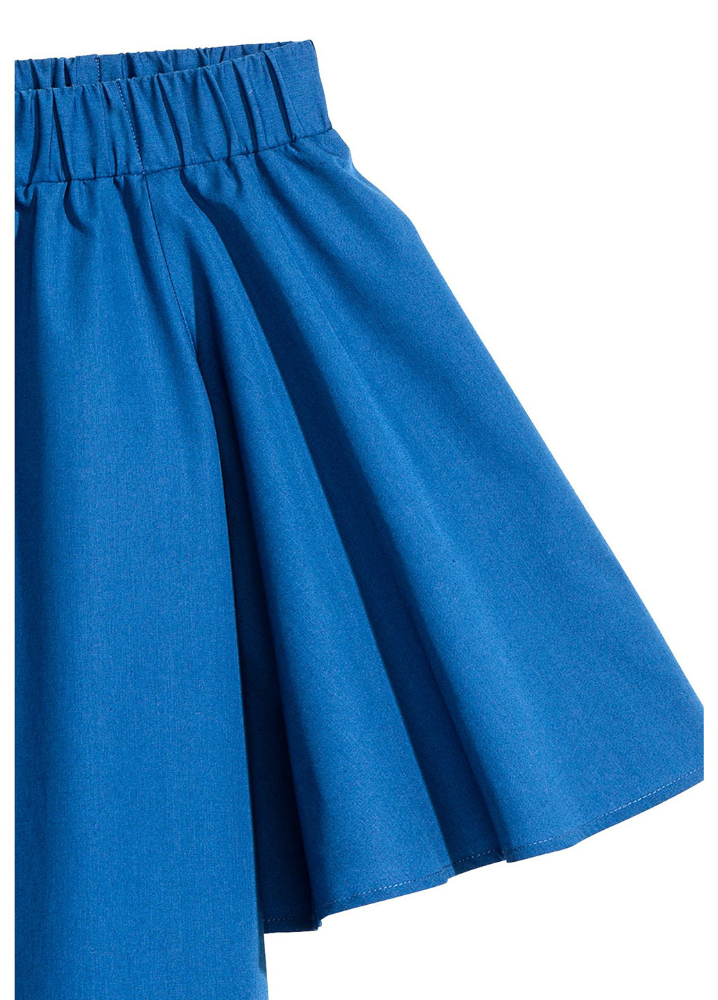 Светло-синее кэжуал платье а-силуэт H&M однотонное