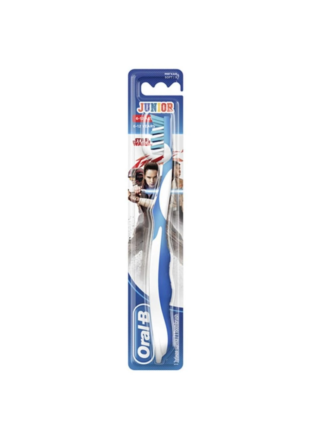 Дитяча зубна щітка Junior мануальна 6 - 12 років Star Wars (3014260099084) Oral-B (254084253)