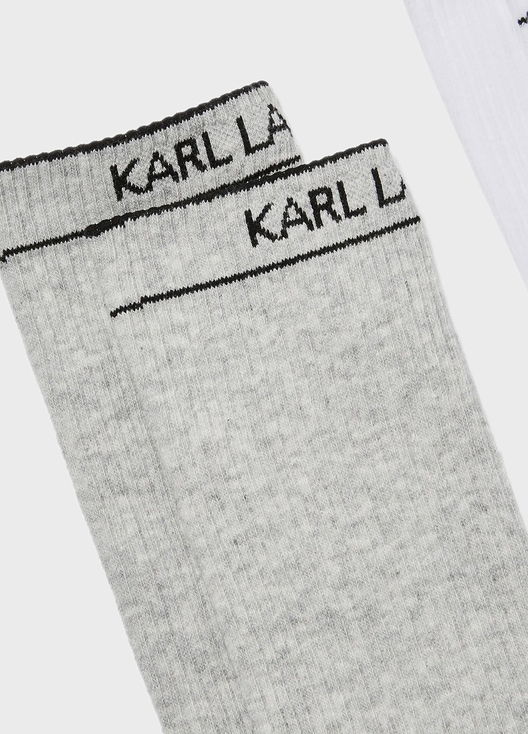 Комбинированные носки (3 пары) Karl Lagerfeld логотипы (347590034)