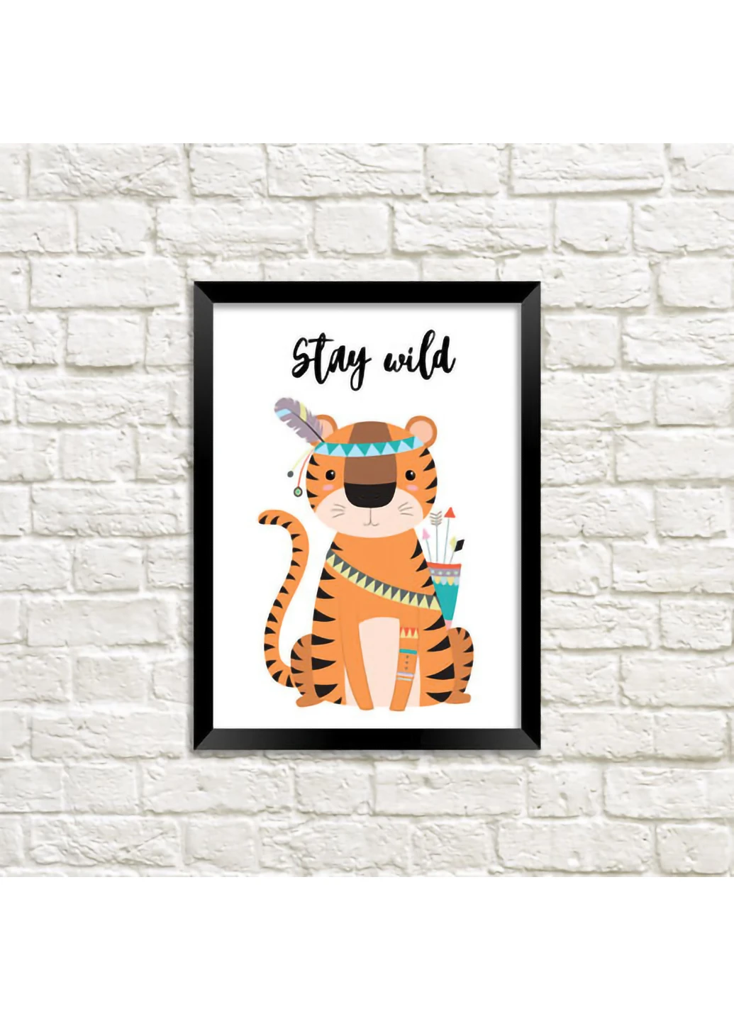 Постер у рамці A3 Stay wild 30х42 см Presentville (253064710)