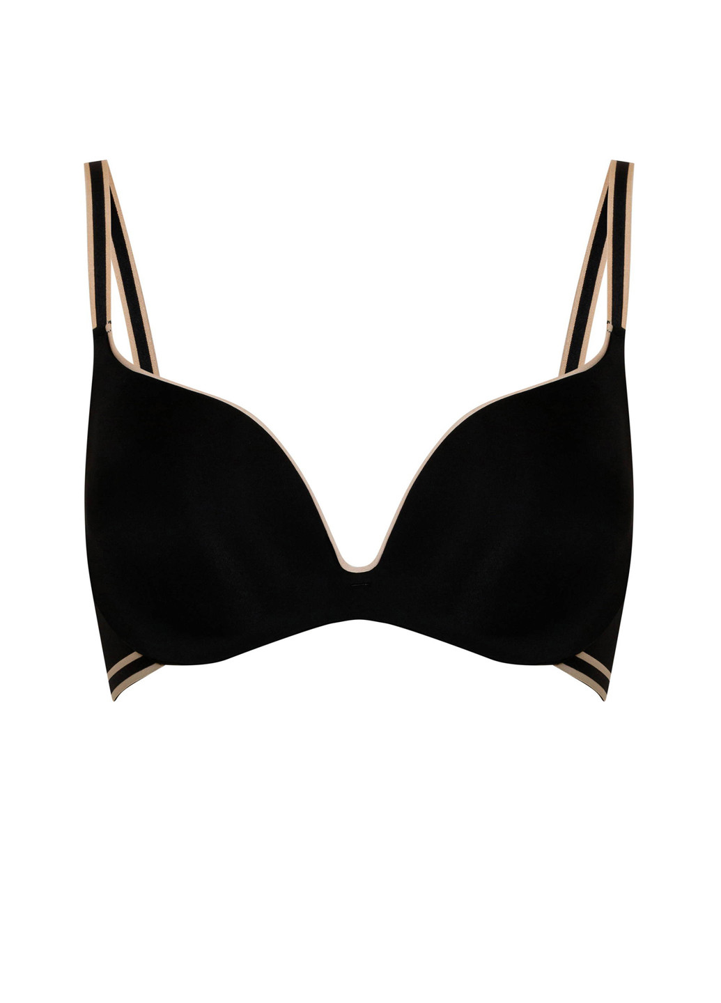 Чёрный бюстгальтер Marc & André с косточками полиамид