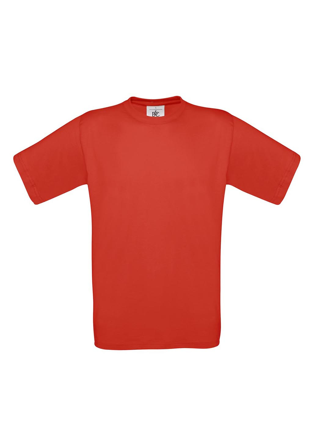 Красная футболка B&C