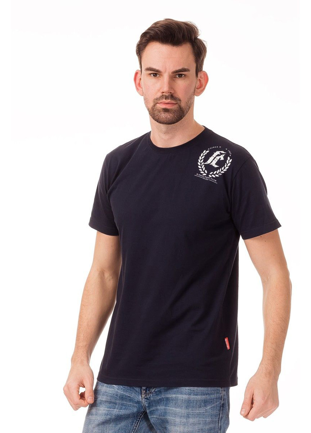 Синя футболка dobermans full contact ts61nv Dobermans Aggressive