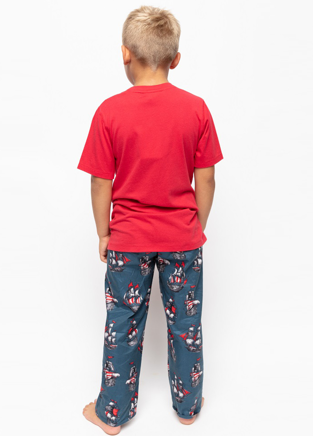 Комбинированная всесезон пижама (футболка, брюки) футболка + брюки Cyberjammies