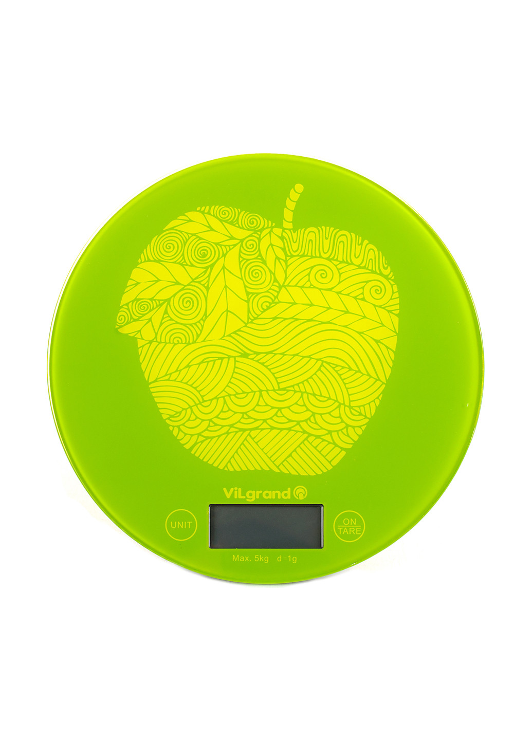 Весы кухонные VKS-519 яблоко Vilgrand VKS-519_Apple зелёные