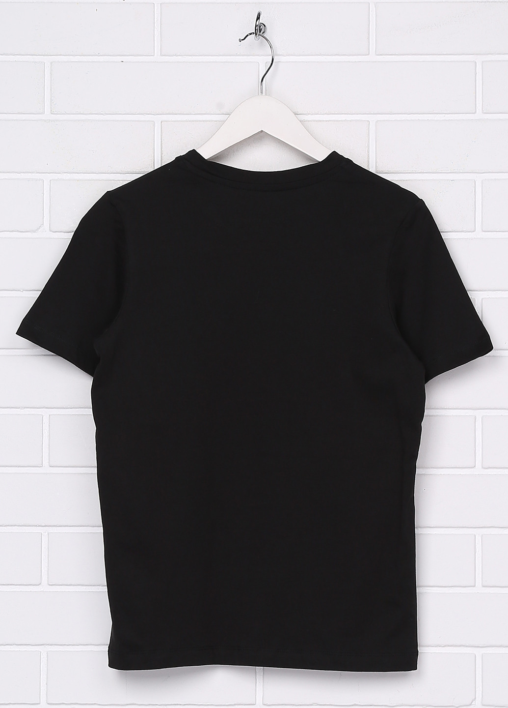 Черная летняя футболка с коротким рукавом Jack & Jones
