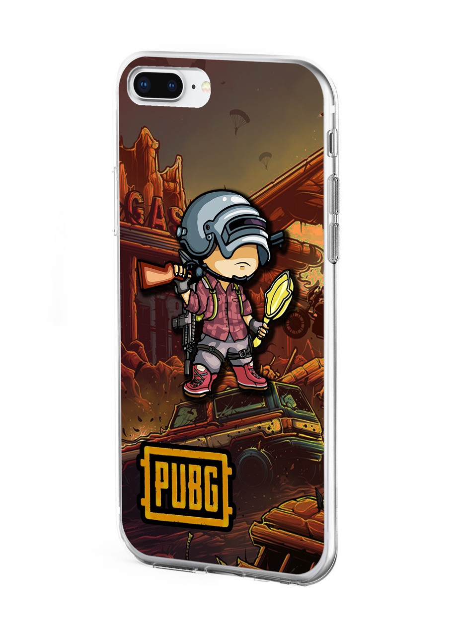 Чохол силіконовий Apple Iphone 8 plus Пубг Пабг (Pubg) (6154-1710) MobiPrint (219561423)