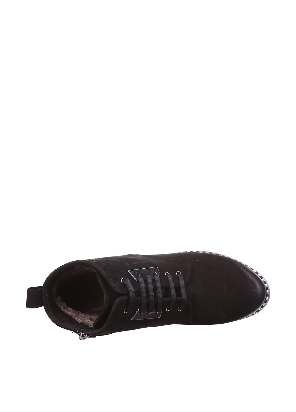 Осенние ботинки тимберленды Donna Ricco со шнуровкой из натурального нубука