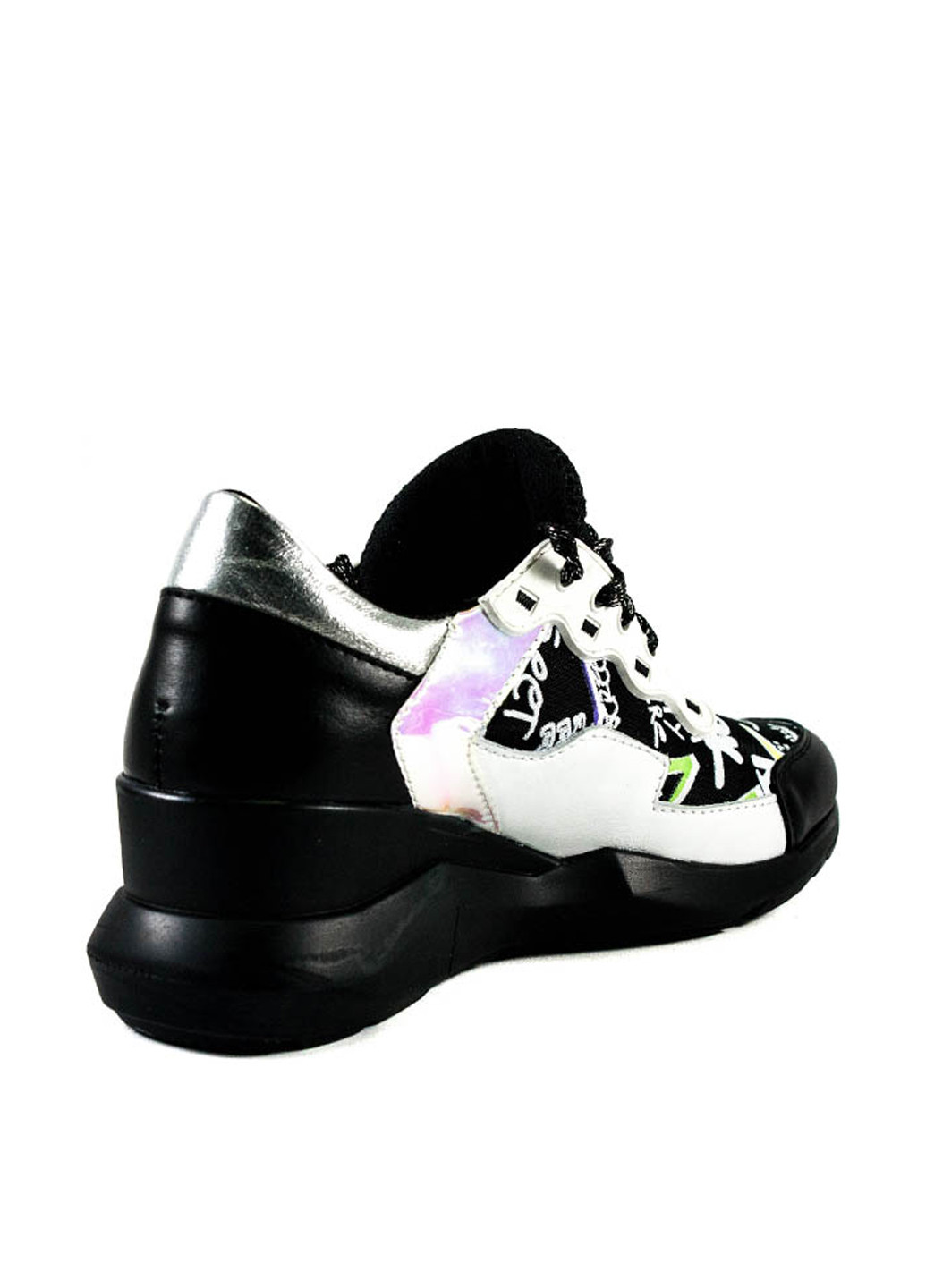 Чорно-білі осінні кросівки SND