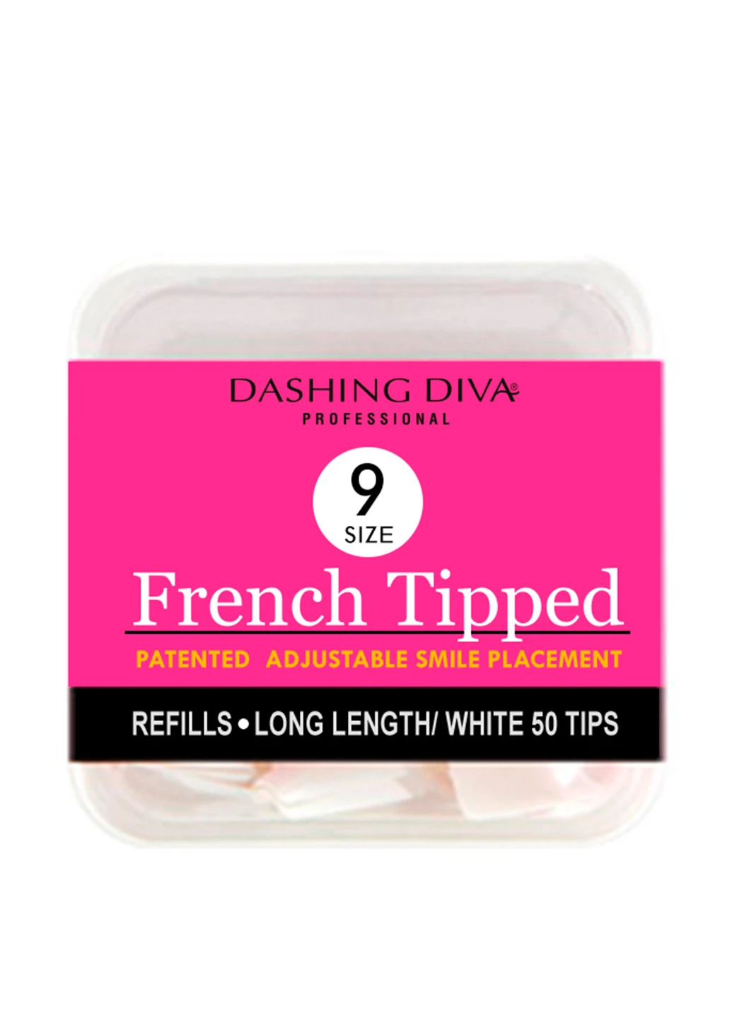 Типсы для френча №9 (50 шт.) Dashing Diva (18074372)