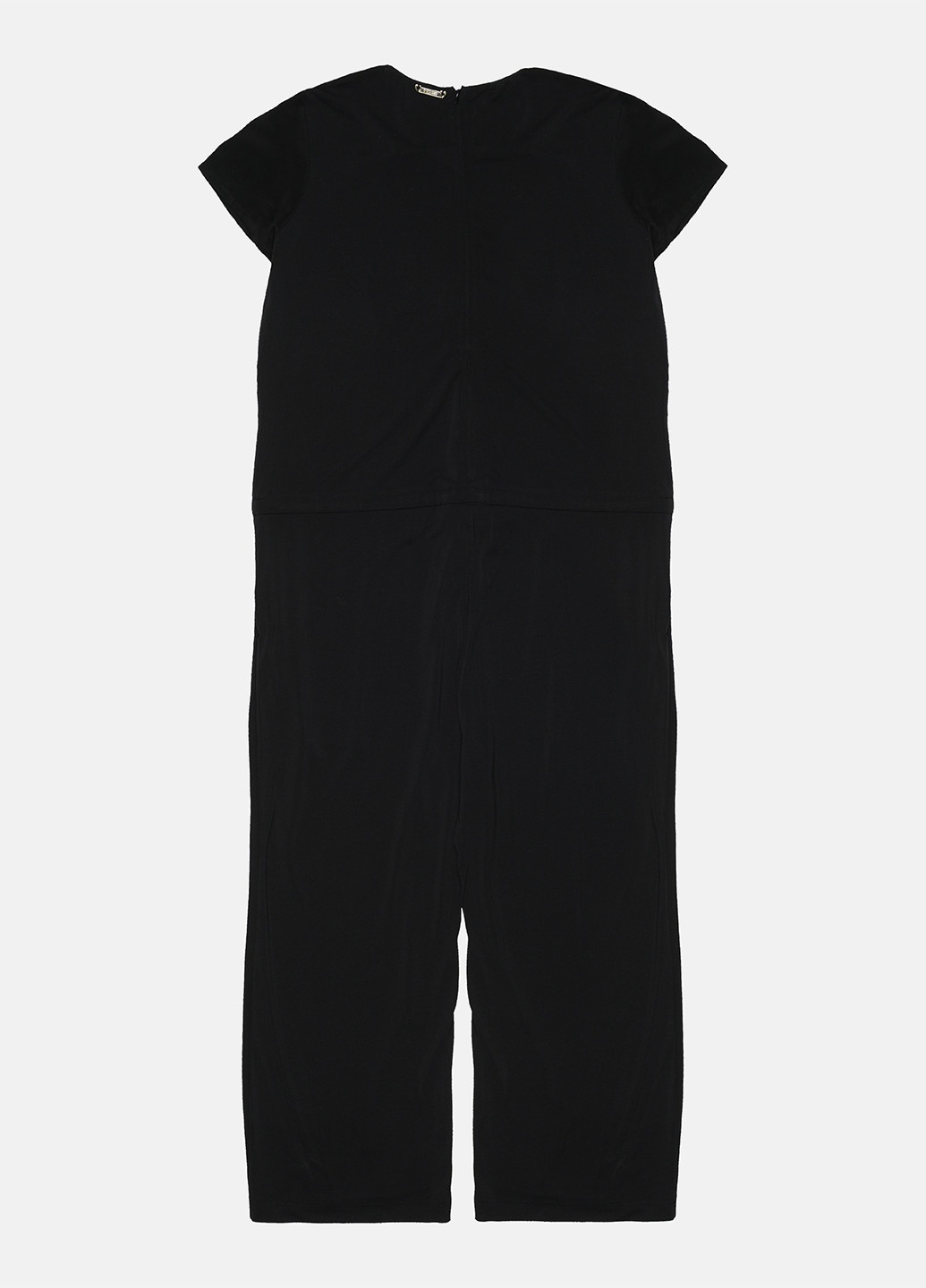 Комбінезон Twin-Set комбінезон-брюки однотонний чорний кежуал трикотаж, поліестер