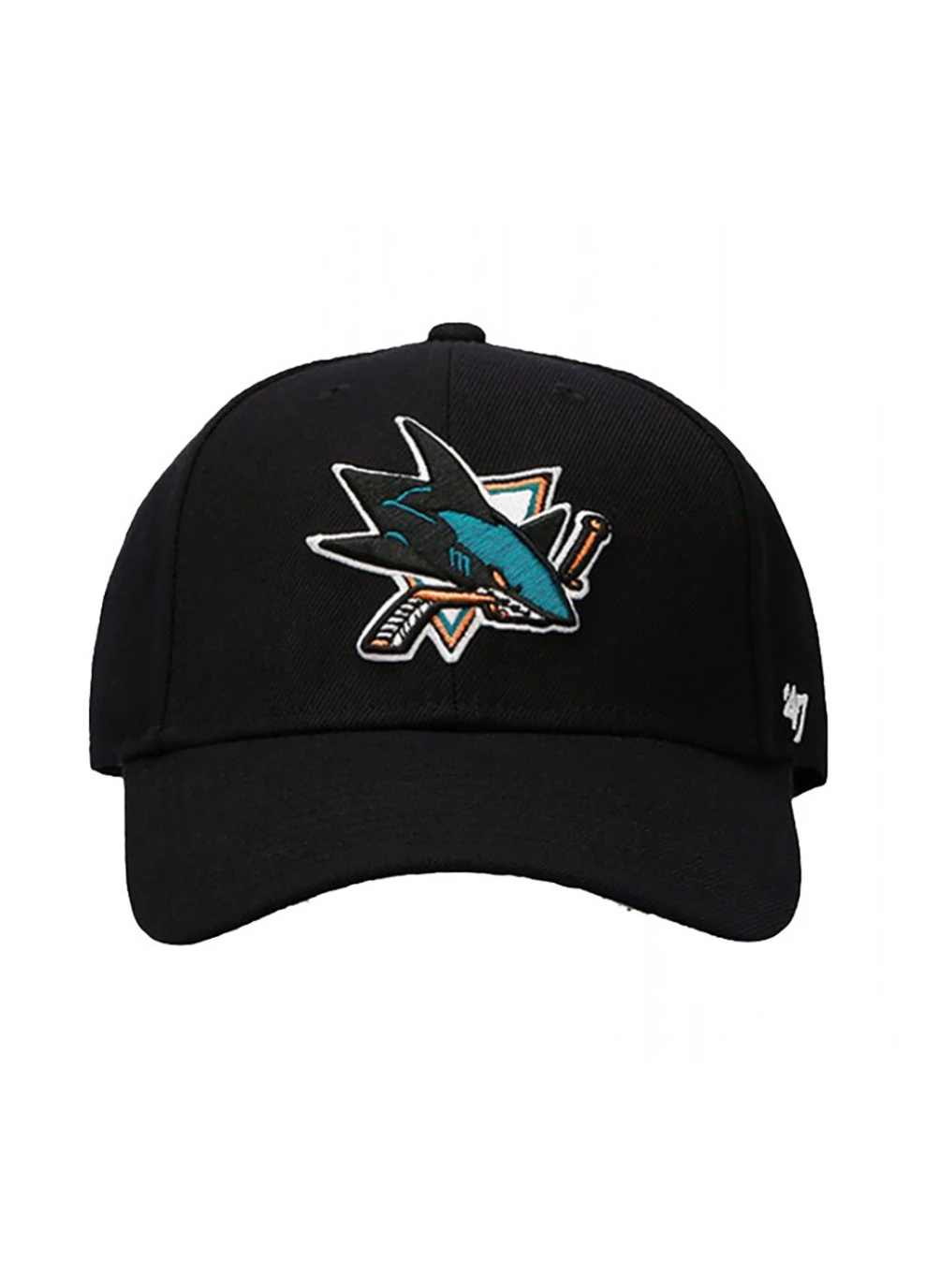 Кепка MVP NHL SAN JOSE SHARKS One Size Black gray H-MVP22WBV-BK 47 Brand (253677594)