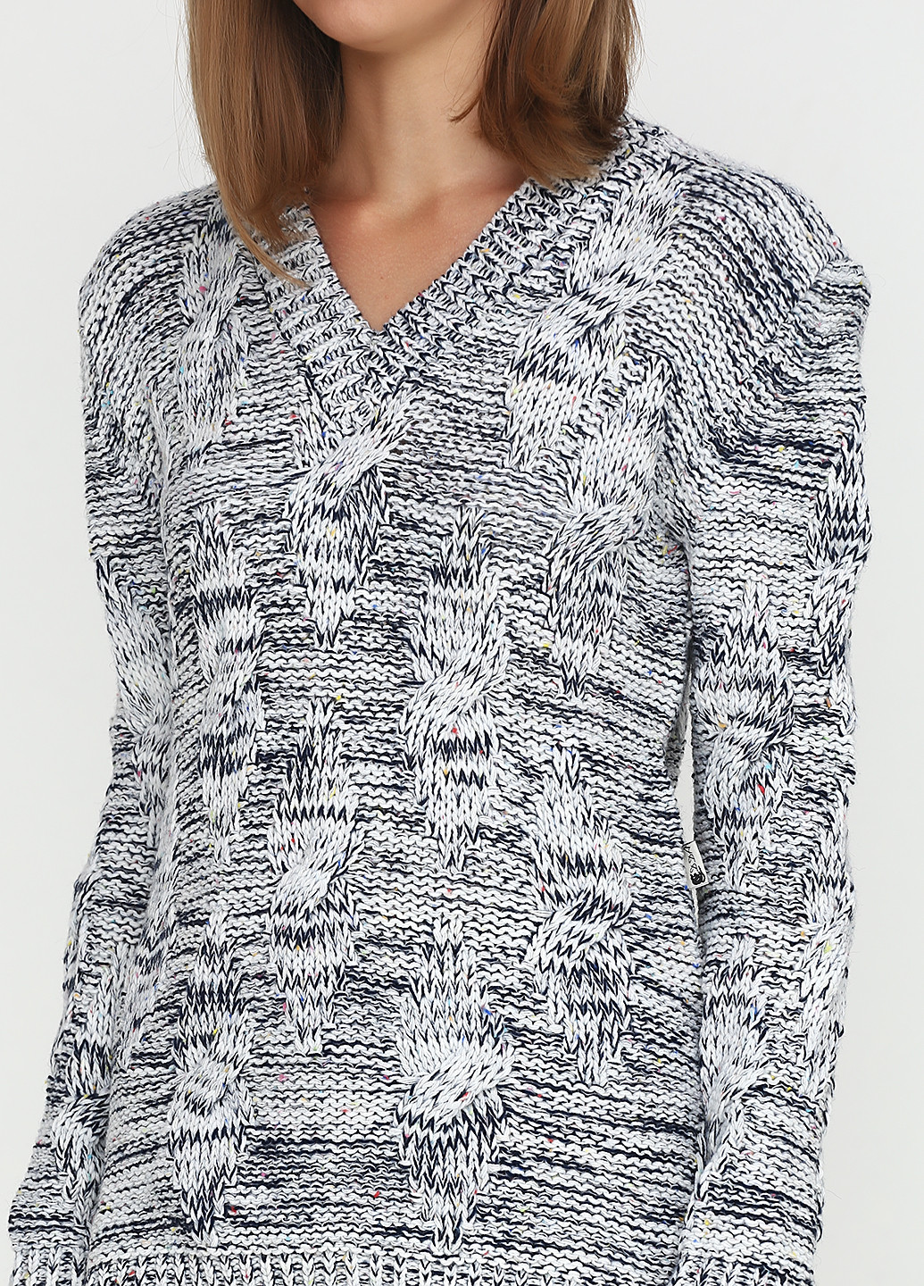 Светло-серый демисезонный пуловер пуловер Edda