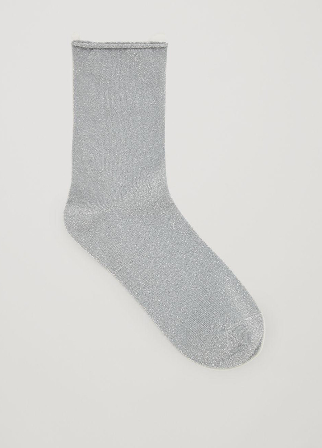 Шкарпетки Cos однотонні срібні повсякденні