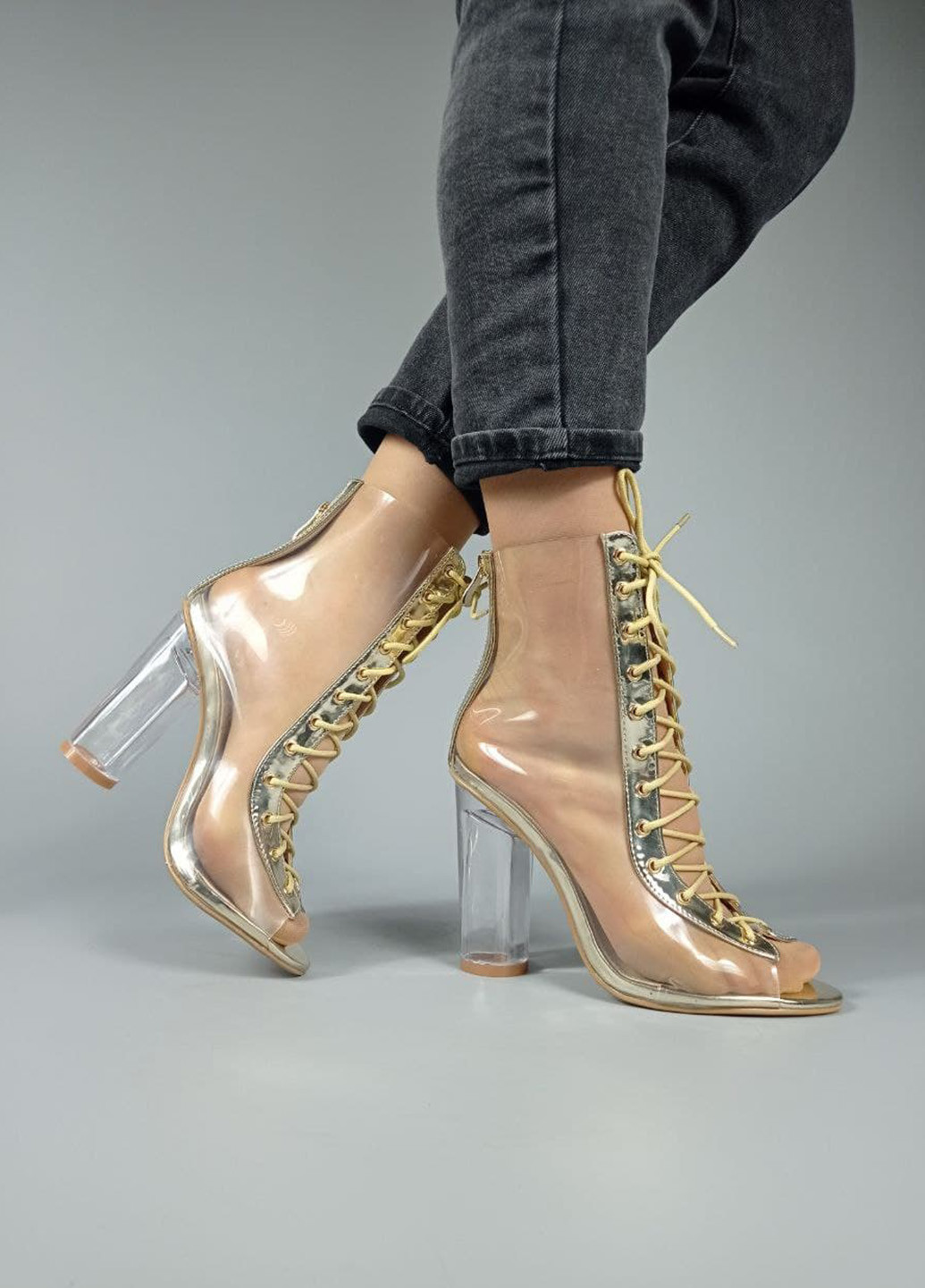 Башили Туфлі срібний з поліуретан, — демісезон (219151110)