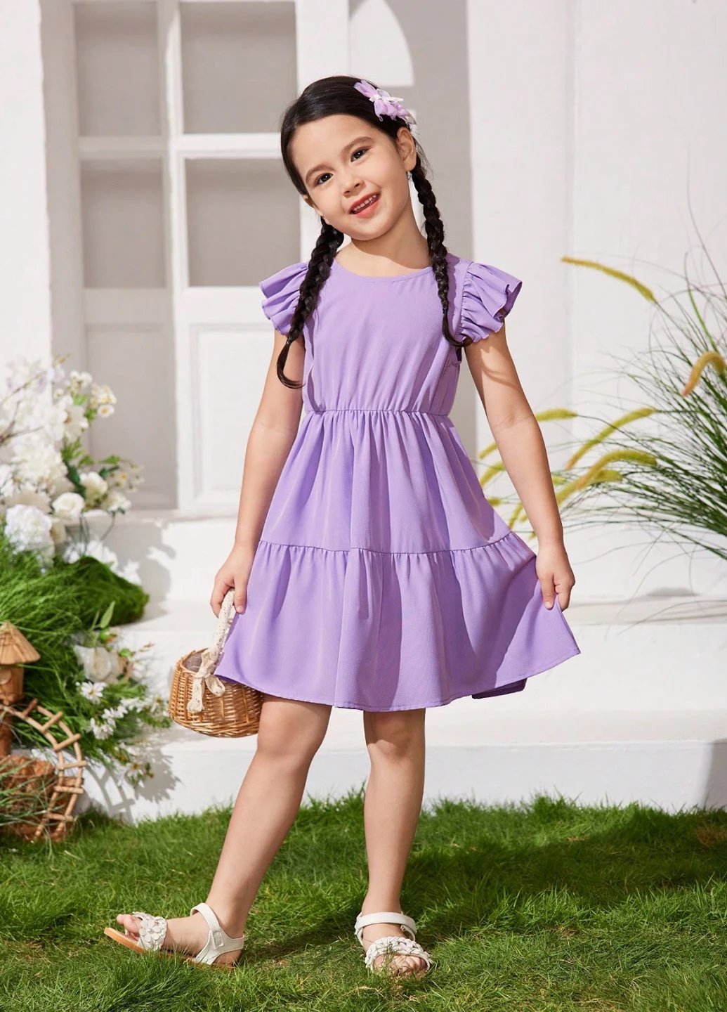 Сиреневое платье SHEIN (323262680)